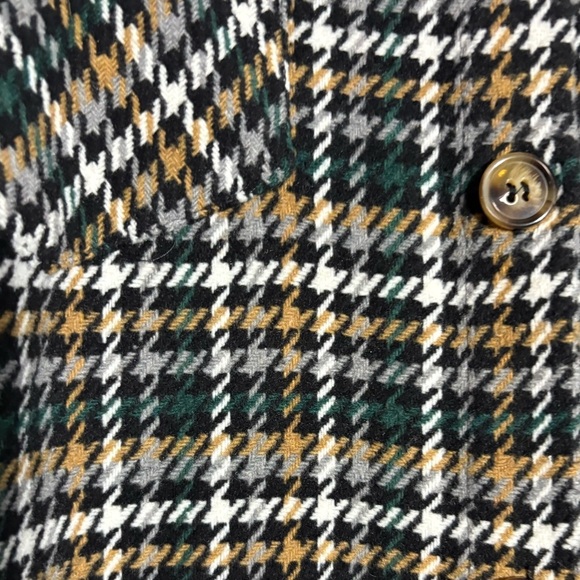 DAVI & DANI Plaid Jacket in Black and White - Picture 4 of 5